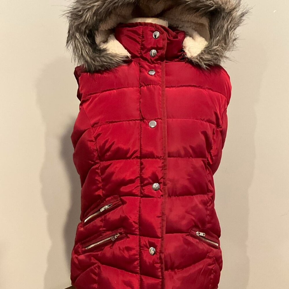 Red Quilted Vest